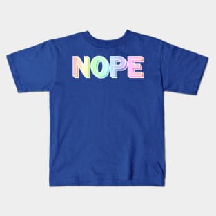 nope, but in rainbow Kids T-Shirt